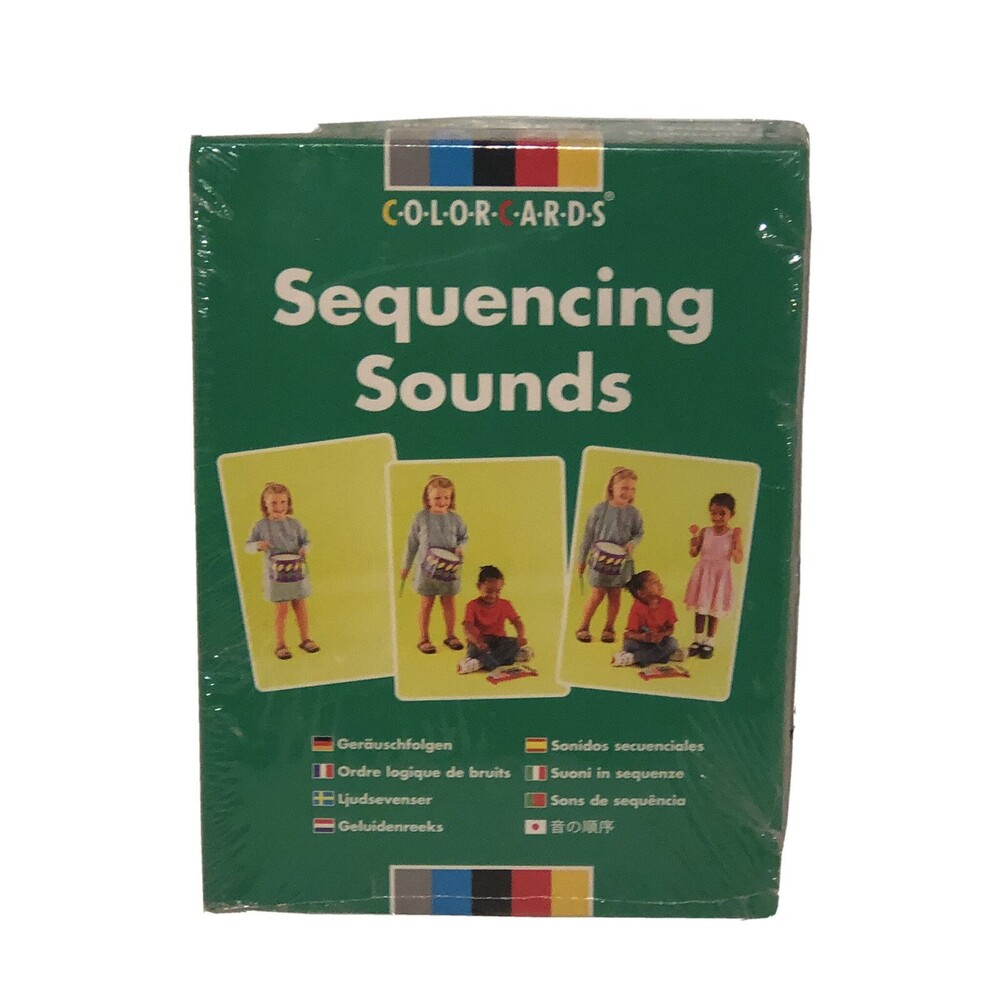 Colorcards Sequencing Sounds by Speechmark Speech Therapy Brand New & Sealed